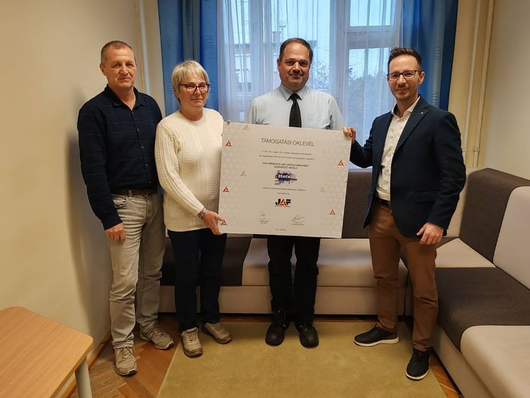 Jaf-Holz KFT adományátadója