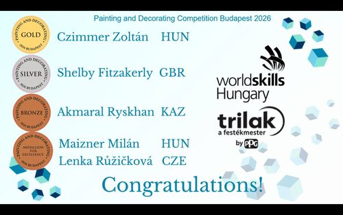 Worldskills-re hangolódva festő, mázoló, tapétázó szakmában